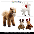 Personalizado qualquer estilo pelúcia rena bebê cavalos de balanço de pelúcia